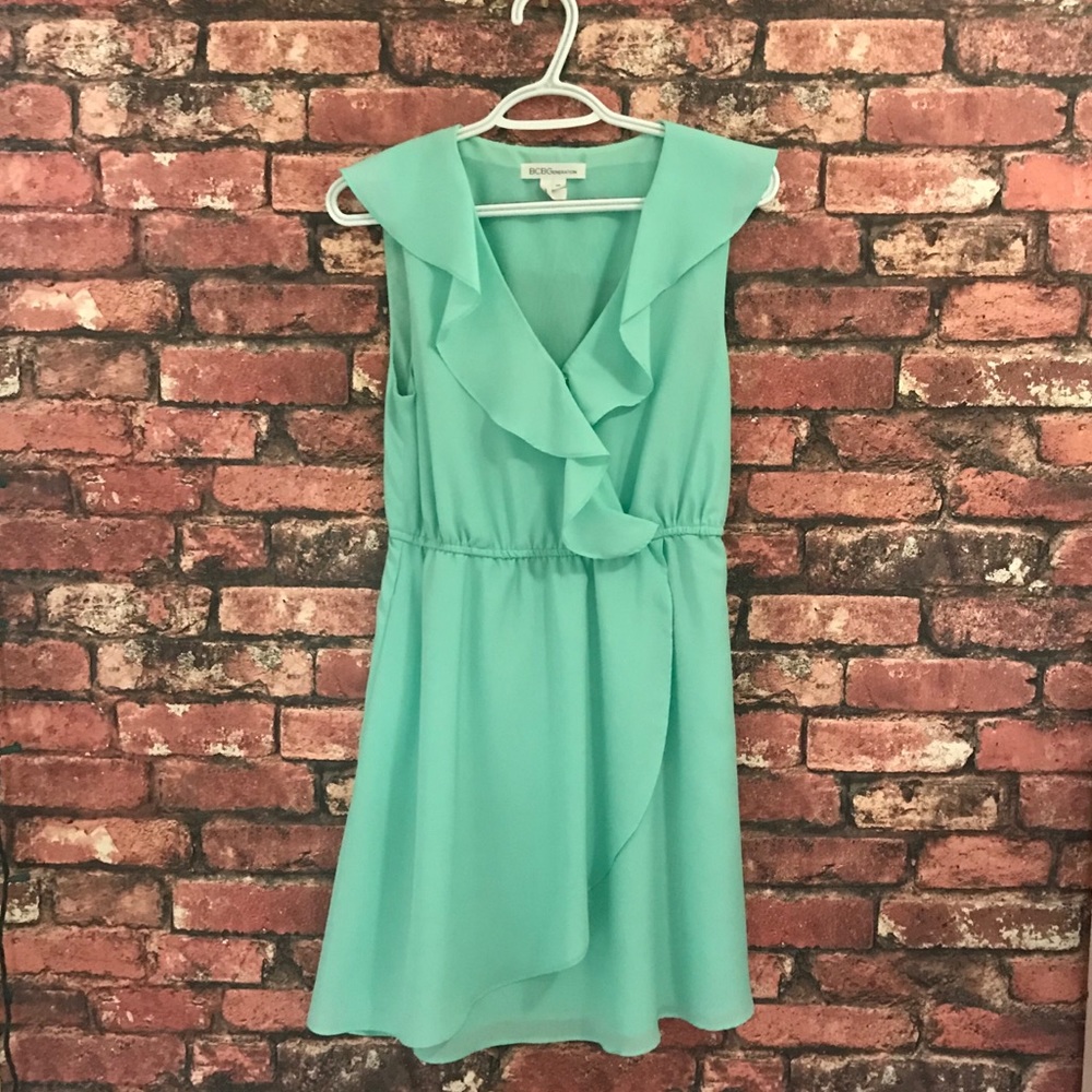 BCBGGeneration Summer Dress in Aqua